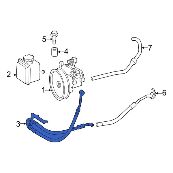 Power Steering Pressure Hose