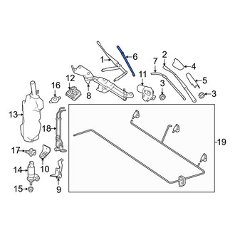Mercedes-Benz OE - Rear Wiper Blade