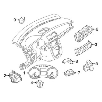 Mercedes-Benz OE - Instrument Panel - Cluster & Switches (4Matic / Bluetec 4Matic)