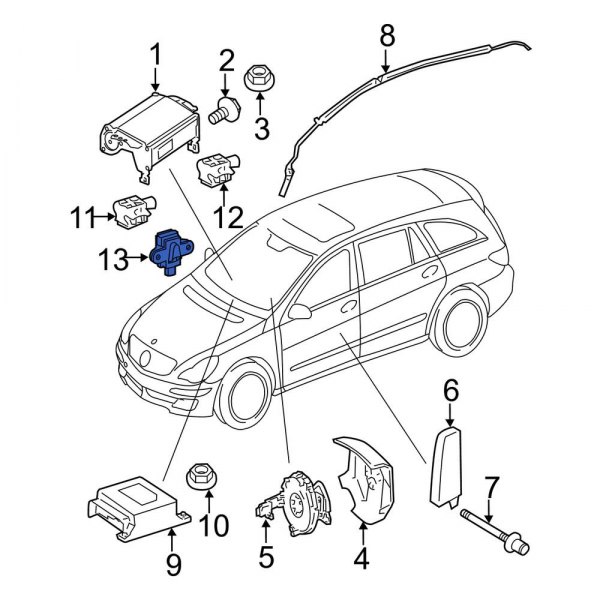 Air Bag Impact Sensor