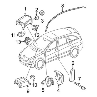 Mercedes-Benz OE - Restraint Systems - Air Bag Components