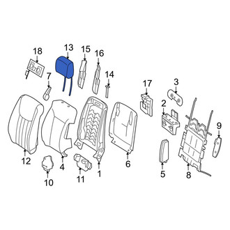 Mercedes-Benz OE - Front Headrest