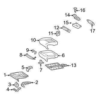 Mercedes-Benz OE - Seats & Tracks - Front Seat Components (Seat Cushion Components)