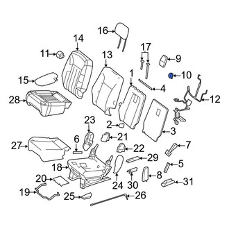 Mercedes-Benz OE - Child Restraint Anchor Plate Cap