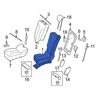 Mercedes-Benz OE - Center Seat