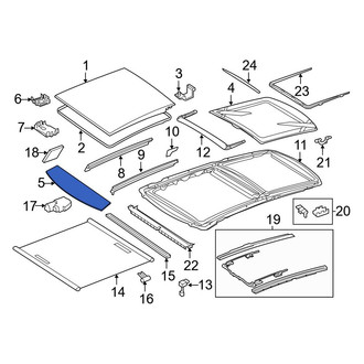 Mercedes-Benz OE - Roof Panel Glass