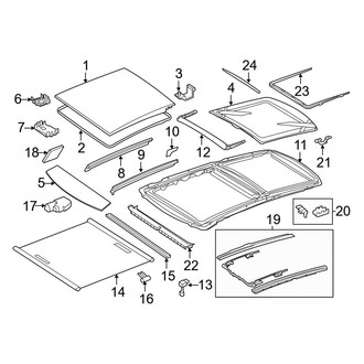 Mercedes-Benz OE - Roof - Sunroof (With Panoramic Roof)