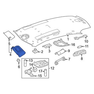 Mercedes-Benz OE - Left Sun Visor