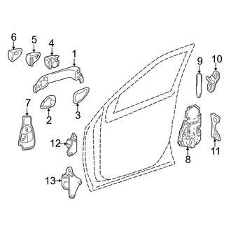 Mercedes-Benz OE - Front Door - Lock & Hardware