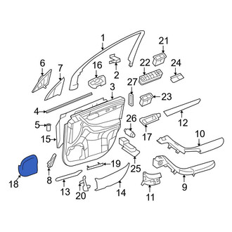 Mercedes-Benz OE - Speaker Cover
