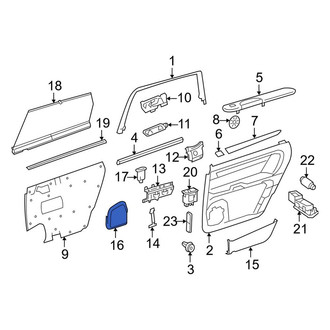 Mercedes-Benz OE - Speaker Cover