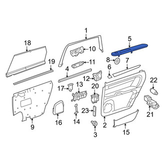 Mercedes-Benz OE - Front Left Door Armrest