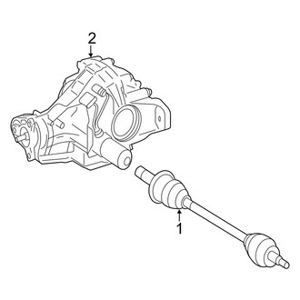 Mercedes-Benz OE - Rear Suspension - Axle Housing (4Matic / Bluetec 4Matic)
