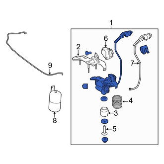 Mercedes-Benz OE - Rear Air Suspension Compressor