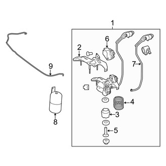 Mercedes-Benz OE - Rear Suspension - Ride Control Components