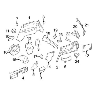 Mercedes-Benz OE - Rear Body & Floor - Interior Trim (Side Components)