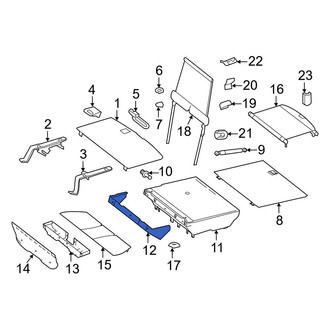 Mercedes-Benz OE - Upper Trunk Floor Storage Box Bracket