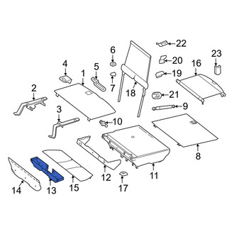 Mercedes-Benz OE - Lower Trunk Floor Storage Box Bracket