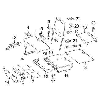 Mercedes-Benz OE - Rear Body & Floor - Interior Trim (Cargo Cover & Components)