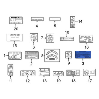 Mercedes-Benz OE - Emission Label
