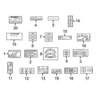 Mercedes-Benz OE - Information Labels - Labels