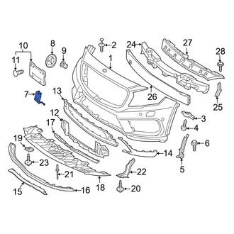 Mercedes-Benz OE - Front Jack Plug Cover