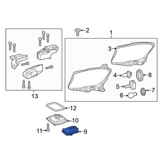 Mercedes-Benz OE - Front Headlight Control Module