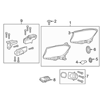 Mercedes-Benz OE - Front Lamps - Headlamp Components (LED)