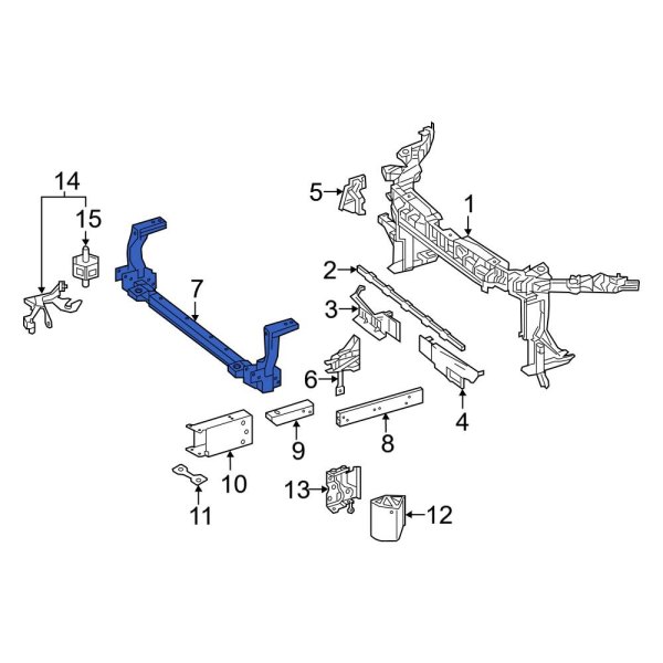 Radiator Support Tie Bar