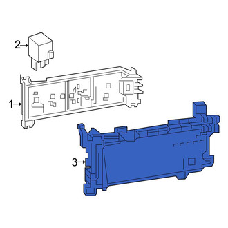 Mercedes-Benz OE - Relay Box Bracket