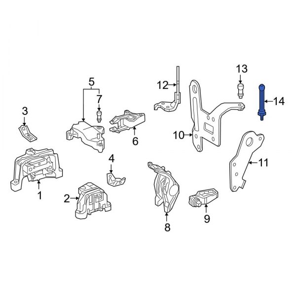 Engine Mount Stud