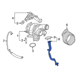 Mercedes-Benz OE - Turbocharger Oil Line