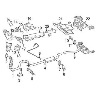 Mercedes-Benz OE - Exhaust System - Exhaust Components (W/O High Output)