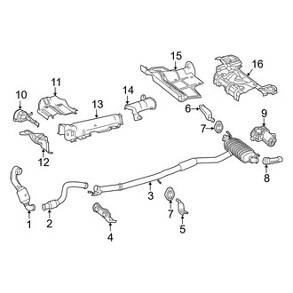 Mercedes-Benz OE - Exhaust System - Exhaust Components (With High Output)