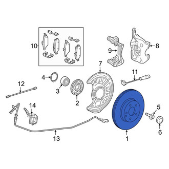 Mercedes-Benz OE - Front Disc Brake Rotor