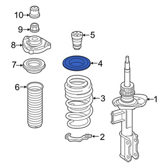 Mercedes-Benz OE - Upper Coil Spring Insulator