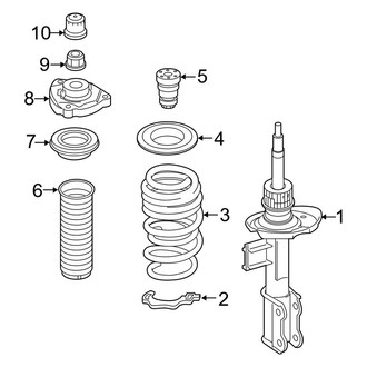 Mercedes-Benz OE - Front Suspension - Struts & Components