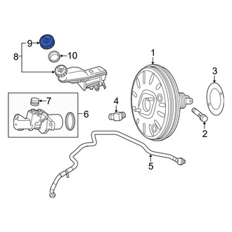 Mercedes-Benz OE - Brake Master Cylinder Reservoir Cap