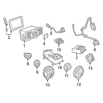 Mercedes-Benz OE - Instrument Panel - Sound System
