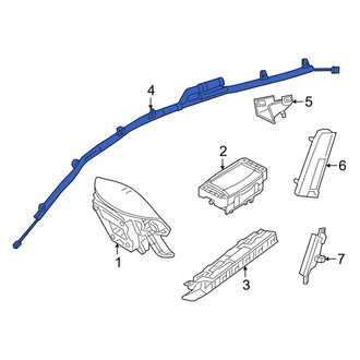 Mercedes-Benz OE - Left Curtain Air Bag