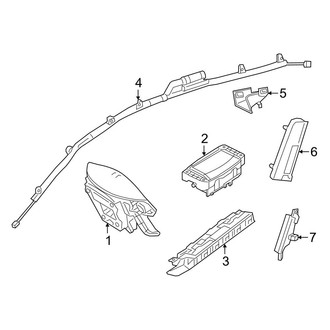 Mercedes-Benz OE - Restraint Systems - Air Bag Components (Air Bags)
