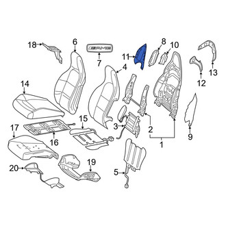 Mercedes-Benz OE - Front Right Air Bag Door