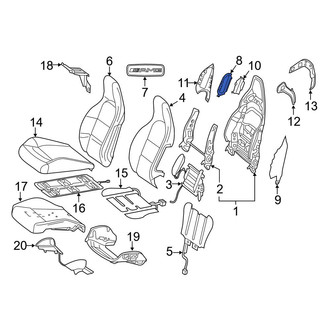 Mercedes-Benz OE - Front Right Air Bag Door