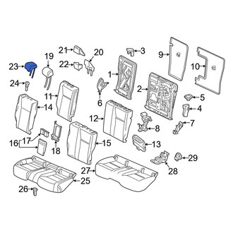 Mercedes-Benz OE - Rear Center Headrest
