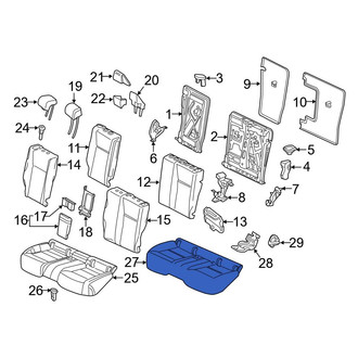Mercedes-Benz OE - Rear Seat Cover