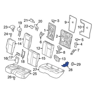 Mercedes-Benz OE - Seat Cushion Bracket