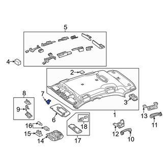 Mercedes-Benz OE - Sun Visor Holder