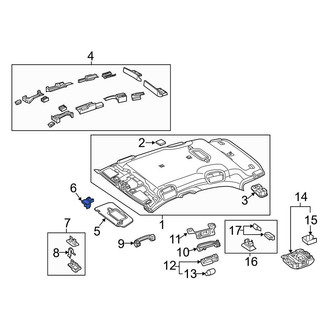Mercedes-Benz OE - Sun Visor Bracket