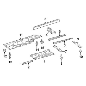Mercedes-Benz OE - Pillars, Rocker & Floor - Floor & Rails