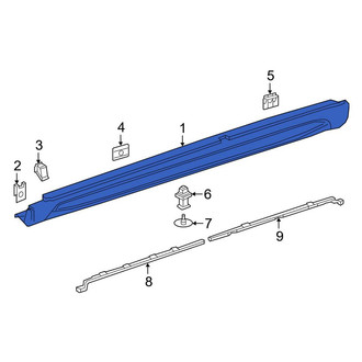 Mercedes-Benz OE - Left Rocker Panel Guard